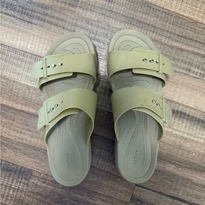 Croc Platform Sandals